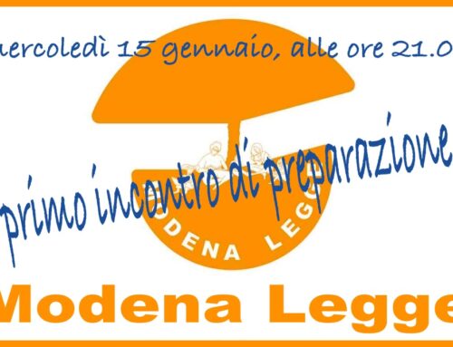 Primo incontro di preparazione a Modena legge 2025